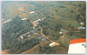 Medellin Colombia Cristalina Vocational Bible Institute Aerial View Postcard