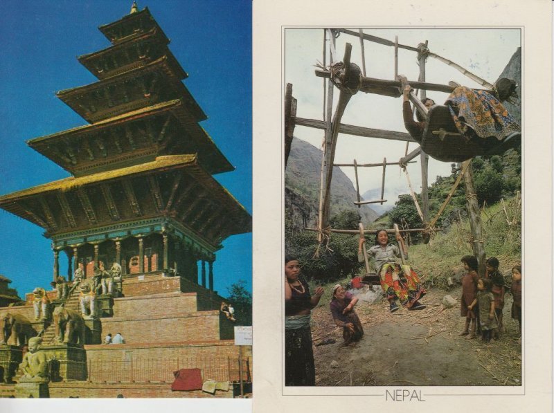 NEPAL 15 Modern Postcards mostly 1980-2000 period incl Postally Used (L5481)