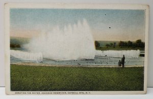 Catskill Mts., NY Aerating The Water, Ashokan  Postcard C10