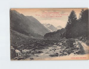 Postcard Le Gave Et Le Chemin Muletier Dans Le Val De Lotour Cauterets France