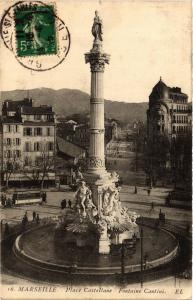 CPA MARSEILLE Place Castellane Fontaine Cantini (403246)