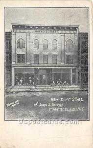 New Department Store Monticello NY 1910