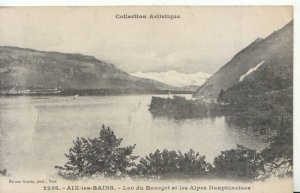 France Postcard - Aix-Les-Bains - Lac Du Bourget Et Les Alpes Dauph - Ref TZ2543