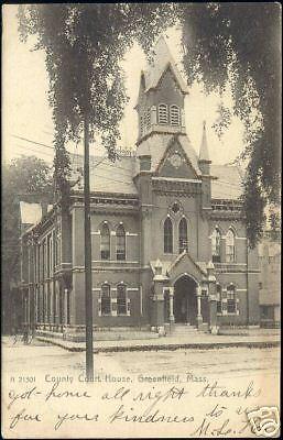 Greenfield, Mass., County Court House (1906) Glitter