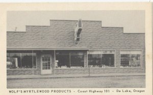 DE LAKE, Oregon, 1930s; Wolf's Myrtlewood Products