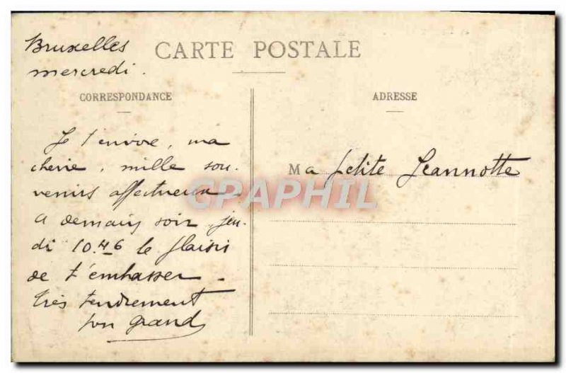 Old Postcard Brussels Stock Exchange