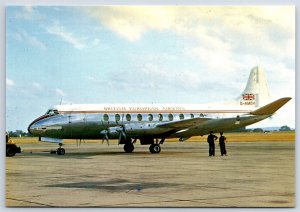 Airplane Postcard British European Airways Vickers 701 Viscount G-AMOH DM2