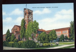 Denver, Colorado/CO Postcard, South High School