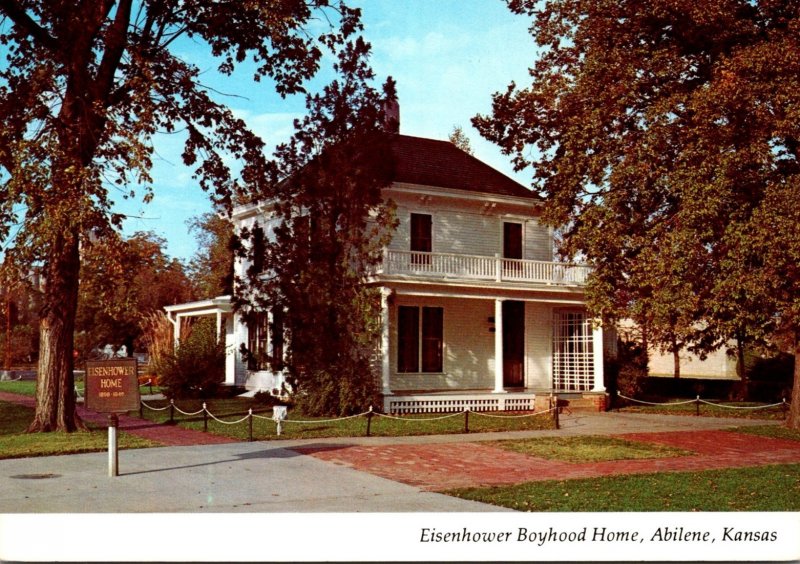 Kansas Abilene Eisenhower Boyhood Home