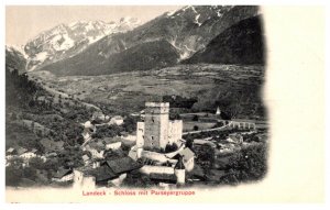 Switzerland landeck Schloss mit Parseyergruppe