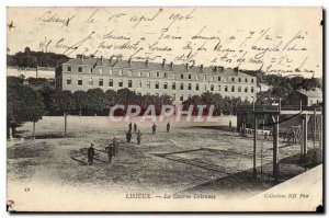 Old Postcard Lisieux Delaunay Army Barracks