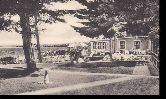 Maine East Sebago West Shore Hotel & Cottages At The Dining Room Center A...