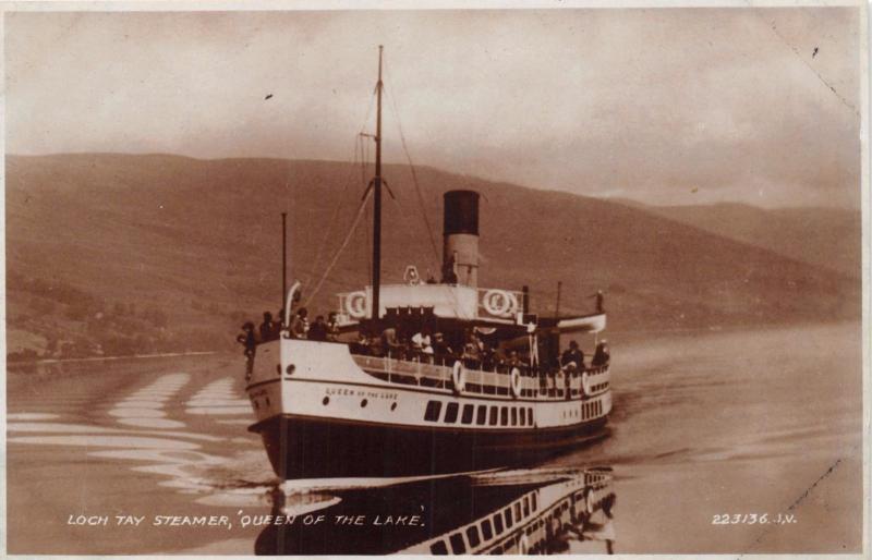 LOCH TAY SCOTLAND UK  LOCH TAY STEAME~QUEEN OF THE LAKE~REAL