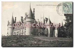 Postcard Old Castle Contenon