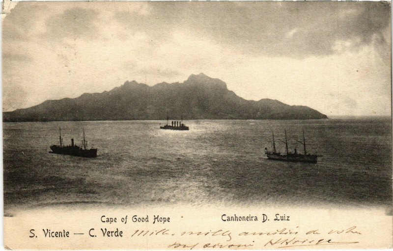 PC CPA CAPE VERDE / PORTUGAL, S. VICENTE, CAPE OF GOOD HOPE, (b21705)