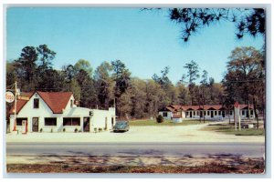 1952 The Gables Motel And Restaurant Florence South Carolina SC Vintage Postcard 