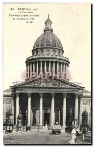 Old Postcard Paris Pantheon