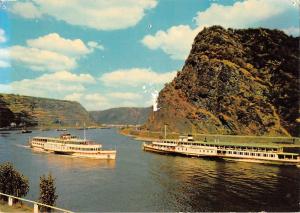 BT12447 Der Schone rhein loreley felsen ship bateaux