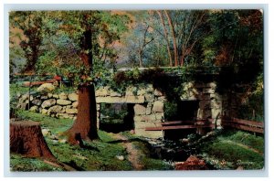 c1910's Old Stone Bridge Goffstown New Hampshire NH Unposted Antique Postcard 