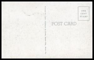 FLORIDA POSTCARD: BEACH AT 71ST AND COLLINS, MIAMI BEACH, FLORIDA