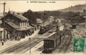 CPA AUMALE La Gare (809867)