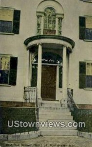 Boardman Doorway, Middle St in Portsmouth, New Hampshire