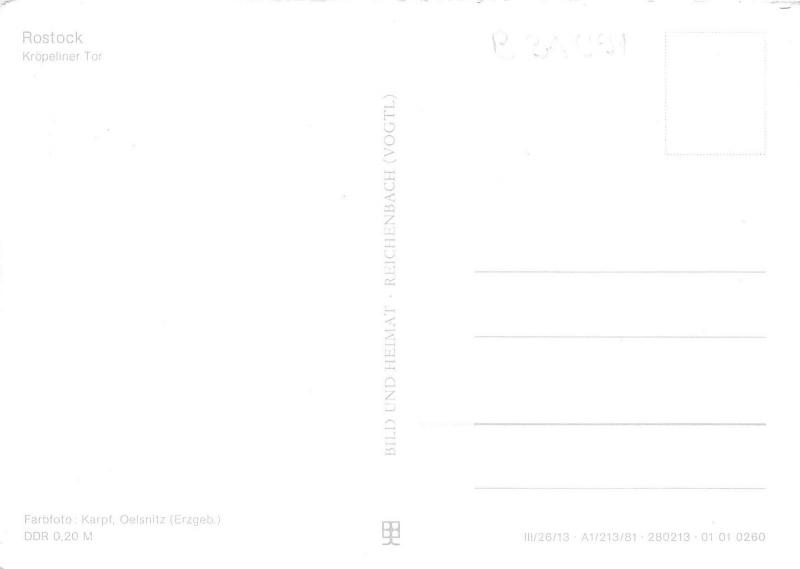 B35991 Rostock Kropeliner Tor germany