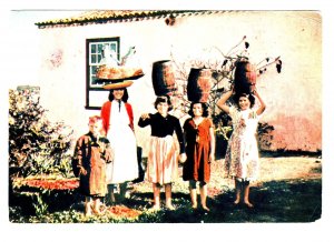 Dear Doctor, Children Carrying Water and Milk, Canary Island, Used 1955, Ethnic