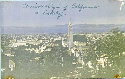 CA - Berkeley. University of California Panorama