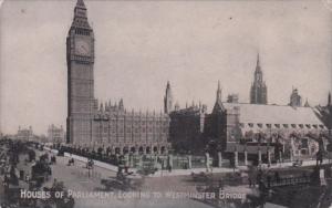 England London Houses Of Parliament Looking To Westminster Bridge