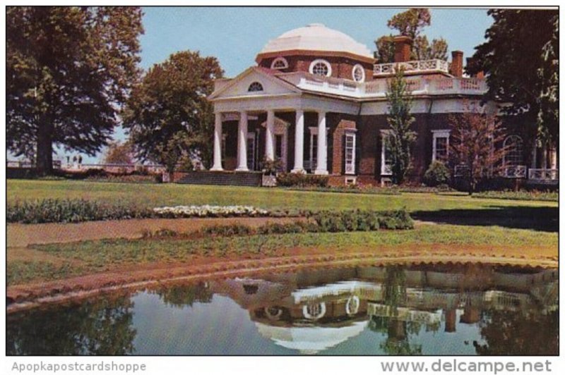 Monticello The Home Of Thomas Jefferson Charlottesville Virginia