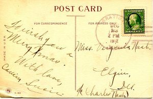 Greeting - Christmas       (creases)