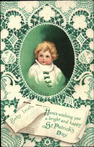 St. Patrick's Day Little Irish Boy Ellen Clapsaddle #1249 c1910 Postcard 