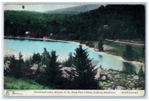 c1910 From Pike's Point Looking Northeast Newfound Lake Bristol NH Postcard