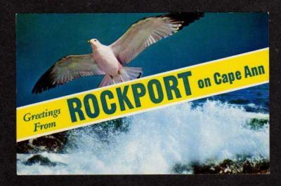 MA Greetings ROCKPORT CAPE ANN MASSACHUSETTS Postcard