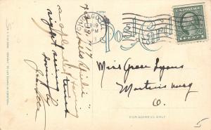 Chicago~Grand Pacific Hotel Interior~Piano~Trap Drum Set~Hanging Chimes 1907 PC