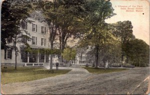 Maine Bethel The Park From Broad Street