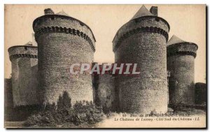 Postcard Old Env Bagnoles De L & # 39Orne Le Chateau de Lassay Cote Sud du Ch...