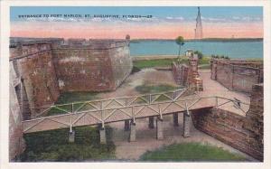 Entrance To Fort Marion Saint Augustine Florida