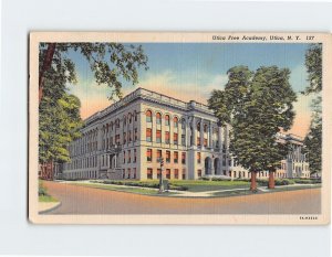 Postcard Utica Free Academy, Utica, New York