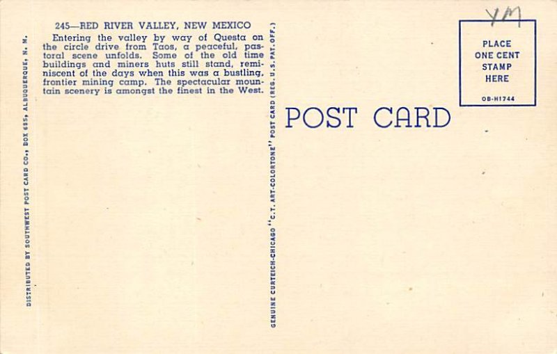 Red River Valley Red River Valley, New Mexico NM