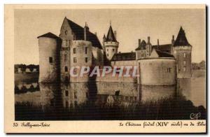 Postcard Old Sully sur Loire Chateau Feodal