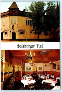 CHICAGO, IL ~ Roadside SALZBURGER HOF Austrian Restaurant 4x6 Postcard