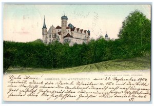 1904 Schwarzenberg Castle Schwarzenberg/Erzgebirge Saxony Germany Postcard