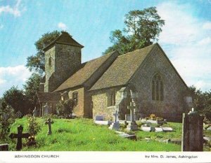 Ashingdon Church Grays Rochford Essex Graveyard Rare Womens Institute Postcard