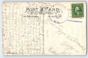 1917 Easter Greeting Lamb Embossed Forbes Missouri MO DPO (1903-1975) Postcard