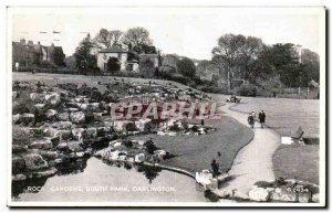 Great Britain Great Britain Old Postcard Rock Gardens South Park Darlington