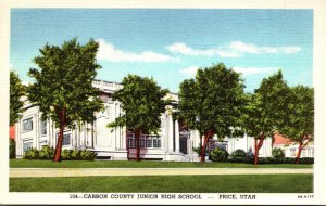 Utah Price Carbon County Junior High School Curteich