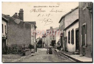 Old Postcard Bellenaves Street Games