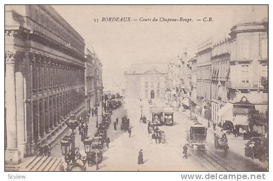 Cours Du Chapeau-Rouge, Bordeaux (Gironde), France, 1900-1910s